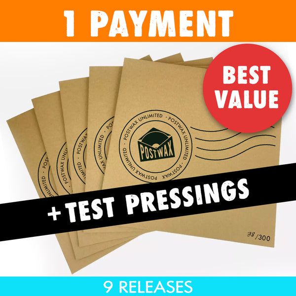 PostWax Unlimited 9 Release Subscription + Test Pressings